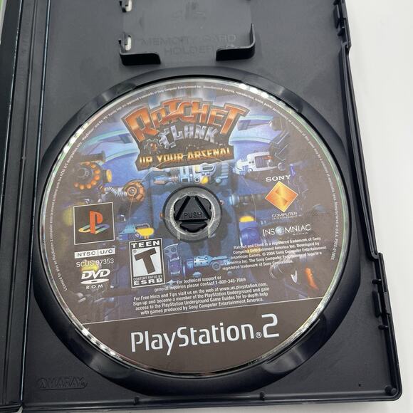 Ratchet & Clank: Up Your Arsenal(Sony PlayStation 2, 2005) PS2 TESTED - Picture 6 of 8